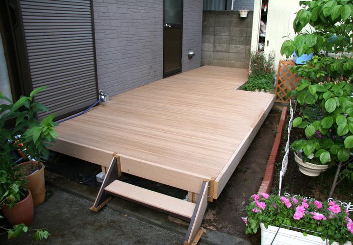 日本人工木材(jjwood 杰杰木)木塑材料 塑木 生态木 户外地板图片_2